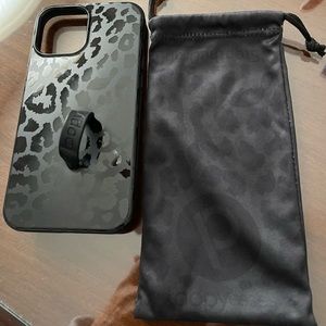 Loopy iPhone 12 ProMax Midnight leopard Lefty
